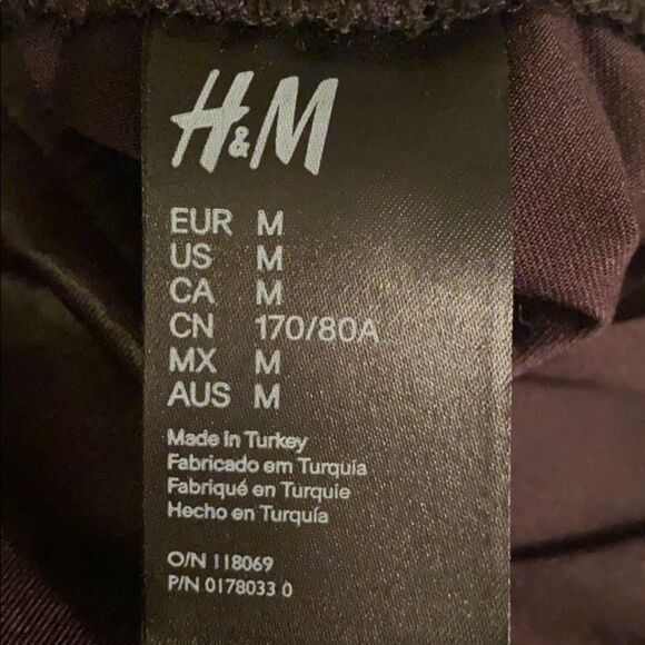 ✨ H&M Brown Imitation leather leggings✨ - Picture 3 of 5